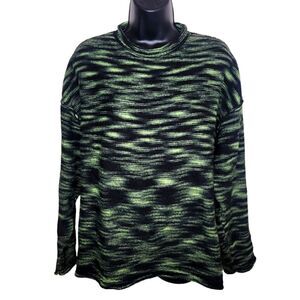 Asos mock neck space dyed long sleeve sweater size XS